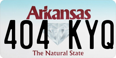 AR license plate 404KYQ