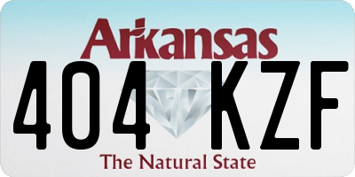 AR license plate 404KZF