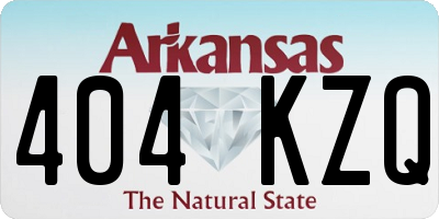 AR license plate 404KZQ