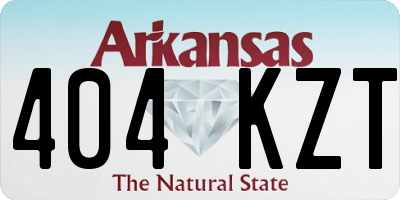AR license plate 404KZT
