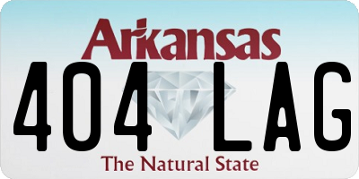 AR license plate 404LAG