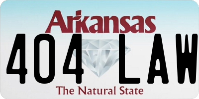 AR license plate 404LAW