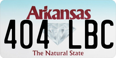 AR license plate 404LBC