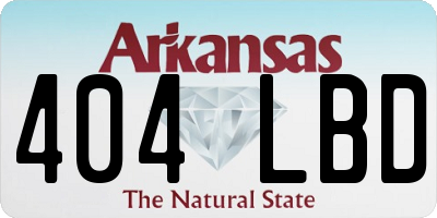 AR license plate 404LBD