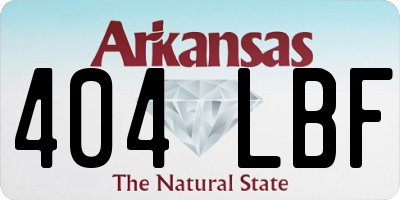 AR license plate 404LBF