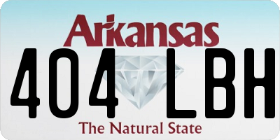 AR license plate 404LBH