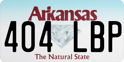 AR license plate 404LBP