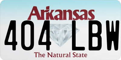 AR license plate 404LBW