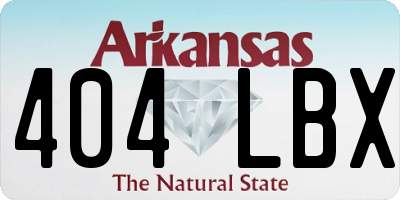 AR license plate 404LBX