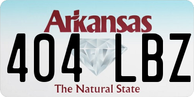 AR license plate 404LBZ
