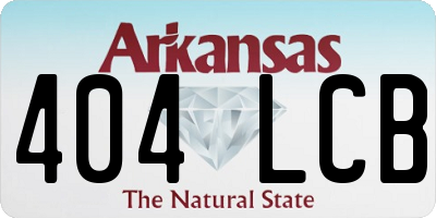 AR license plate 404LCB