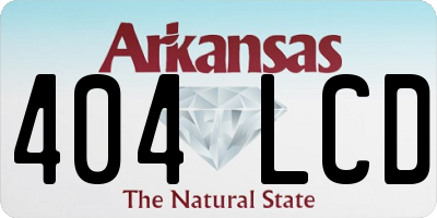 AR license plate 404LCD