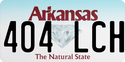 AR license plate 404LCH
