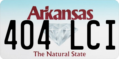 AR license plate 404LCI