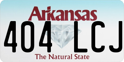 AR license plate 404LCJ
