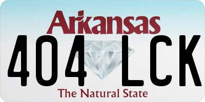 AR license plate 404LCK