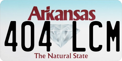 AR license plate 404LCM