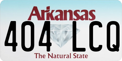 AR license plate 404LCQ