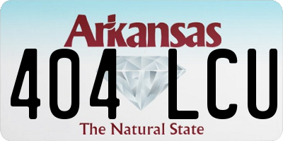 AR license plate 404LCU