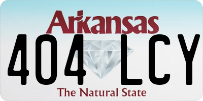 AR license plate 404LCY