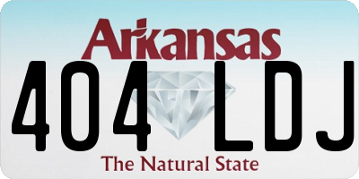 AR license plate 404LDJ