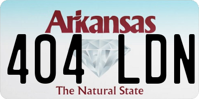 AR license plate 404LDN
