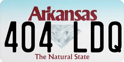 AR license plate 404LDQ
