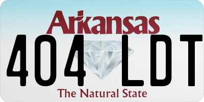 AR license plate 404LDT
