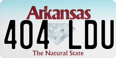 AR license plate 404LDU