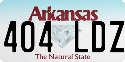 AR license plate 404LDZ