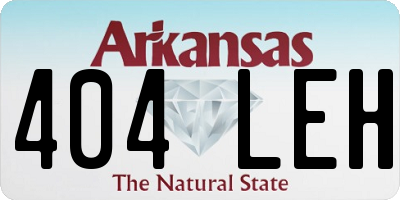 AR license plate 404LEH