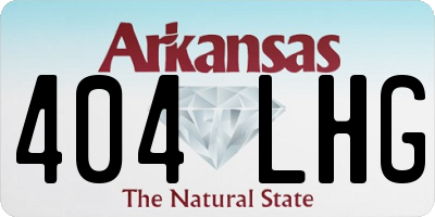 AR license plate 404LHG