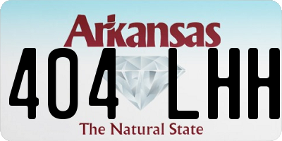 AR license plate 404LHH