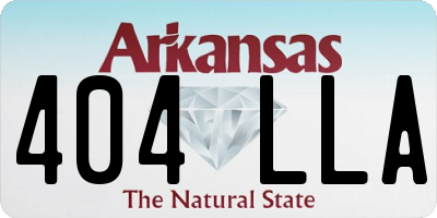 AR license plate 404LLA