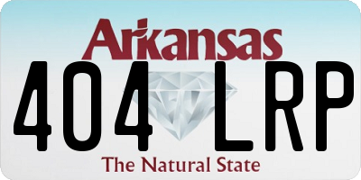 AR license plate 404LRP