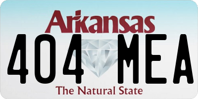 AR license plate 404MEA