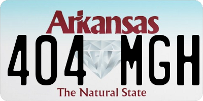 AR license plate 404MGH