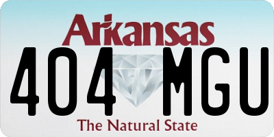 AR license plate 404MGU