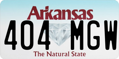 AR license plate 404MGW