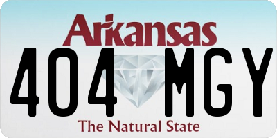 AR license plate 404MGY