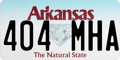 AR license plate 404MHA