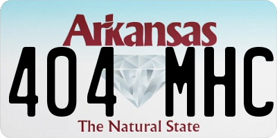 AR license plate 404MHC