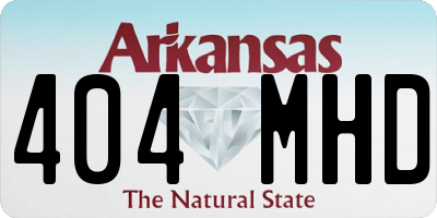AR license plate 404MHD