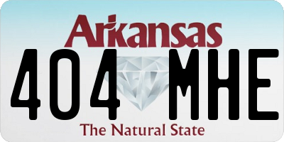 AR license plate 404MHE