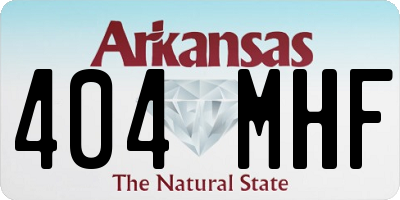 AR license plate 404MHF