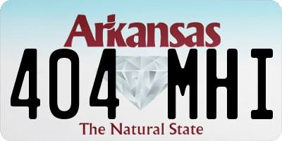 AR license plate 404MHI
