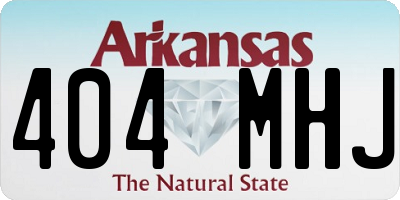 AR license plate 404MHJ