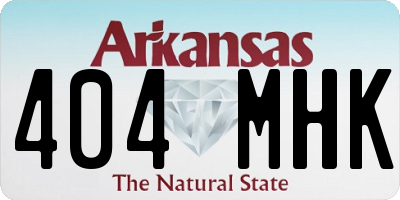 AR license plate 404MHK