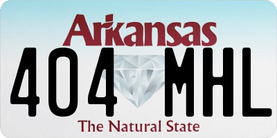 AR license plate 404MHL