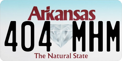 AR license plate 404MHM